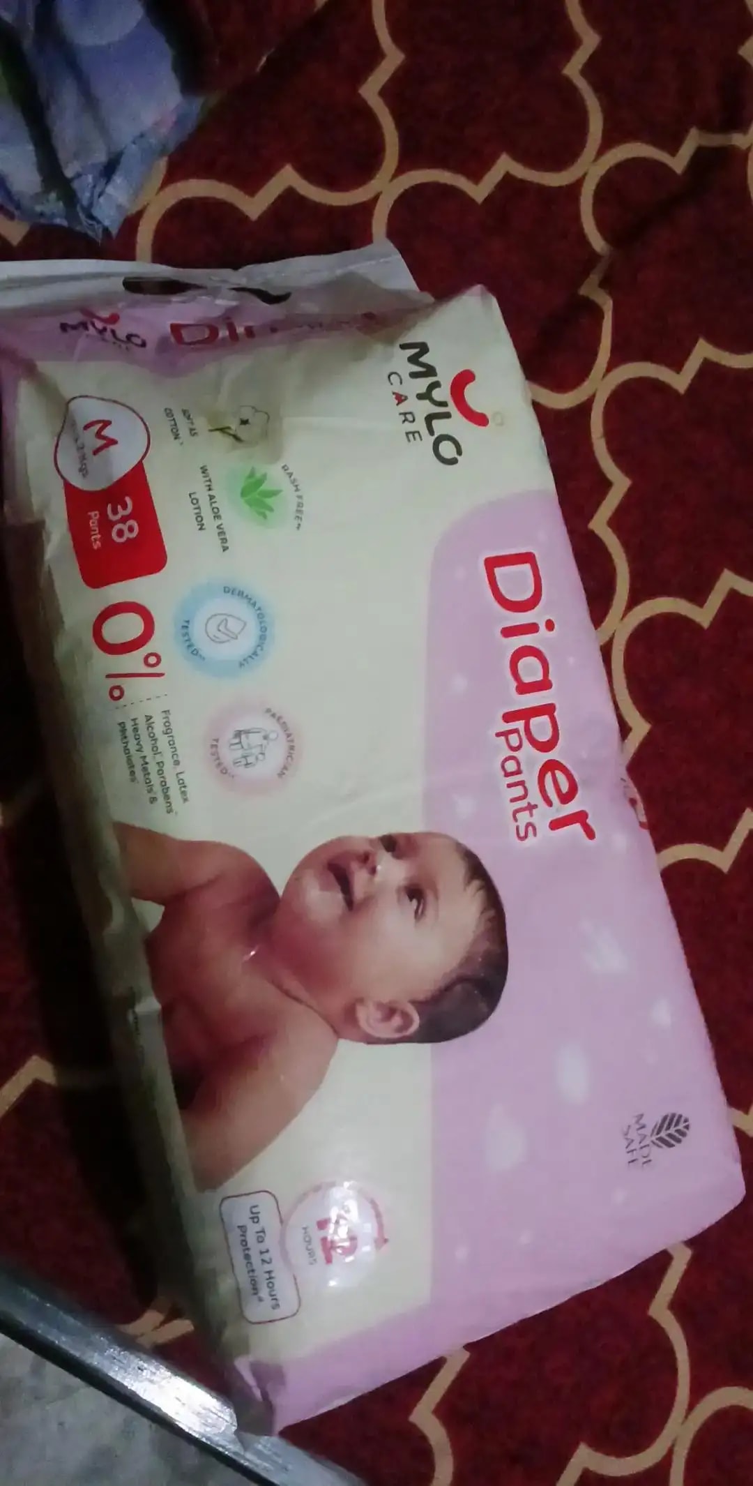 Baby Diaper Pants Small (S) Size 4-8 kgs (42 count) Leak Proof | Lightweight | Rash Free | 12 Hours Protection | ADL Technology (Pack of 1)