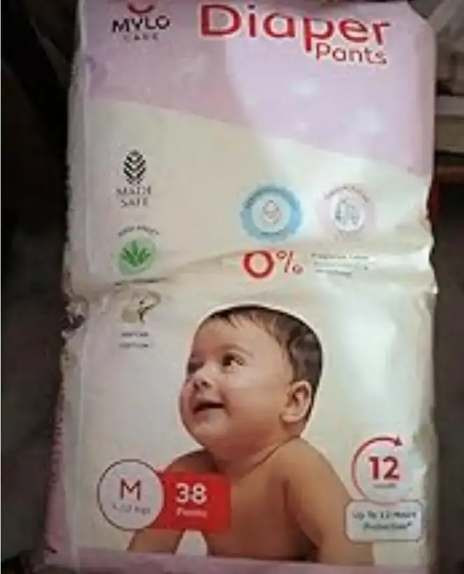 Baby Diaper Pants Small (S) Size 4-8 kgs (42 count) Leak Proof | Lightweight | Rash Free | 12 Hours Protection | ADL Technology (Pack of 1)