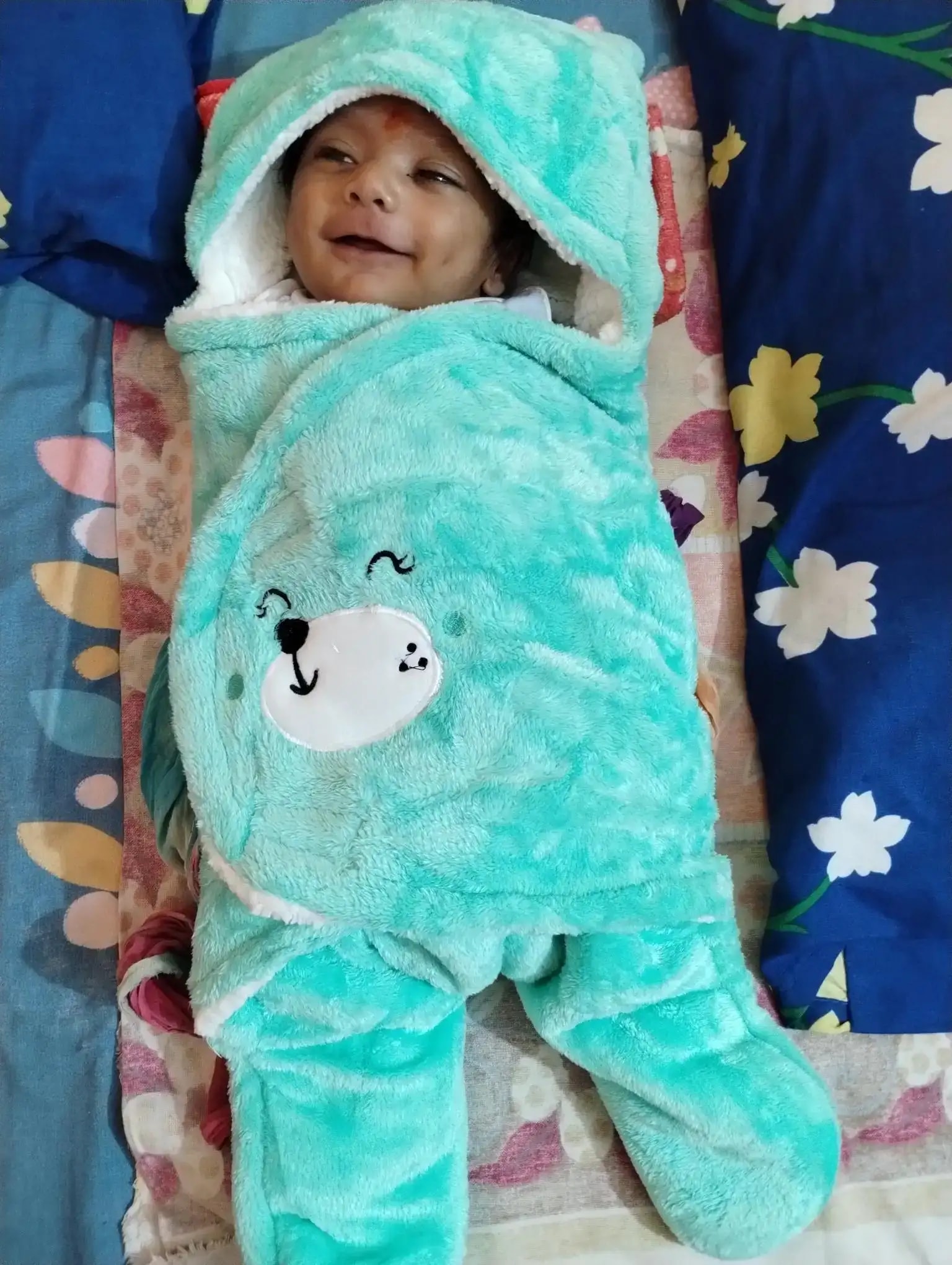 Baby Wrapper for New Born | Baby Swaddling Wrapper | 4-in-1 All Season AC Blanket cum Sleeping Bag for Baby 0-6 Months - Light Pink & Mint Green