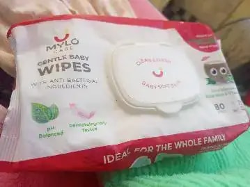 Gentle Baby Wipes With Lid - Organic Coconut Oil, Neem, Aloe Vera and Vitamin E | 98% Pure Water | Dermatologically Tested (Pack of 3) - 72 Wipes Per Pack