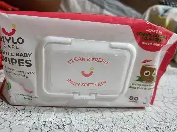 Gentle Baby Wipes With Lid - Organic Coconut Oil, Neem, Aloe Vera and Vitamin E | 98% Pure Water | Dermatologically Tested (Pack of 3) - 72 Wipes Per Pack