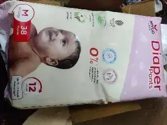 Baby Diaper Pants Small (S) Size 4-8 kgs (42 count) Leak Proof | Lightweight | Rash Free | 12 Hours Protection | ADL Technology (Pack of 1)
