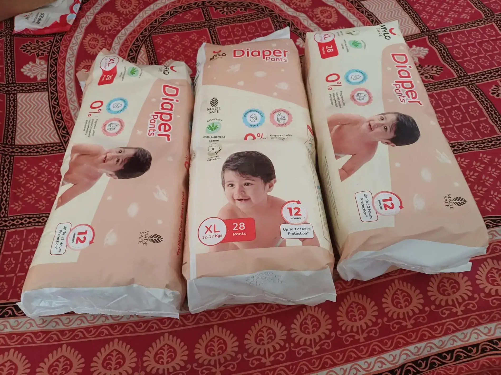 Baby Diaper Pants Small (S) Size 4-8 kgs (42 count) Leak Proof | Lightweight | Rash Free | 12 Hours Protection | ADL Technology (Pack of 1)