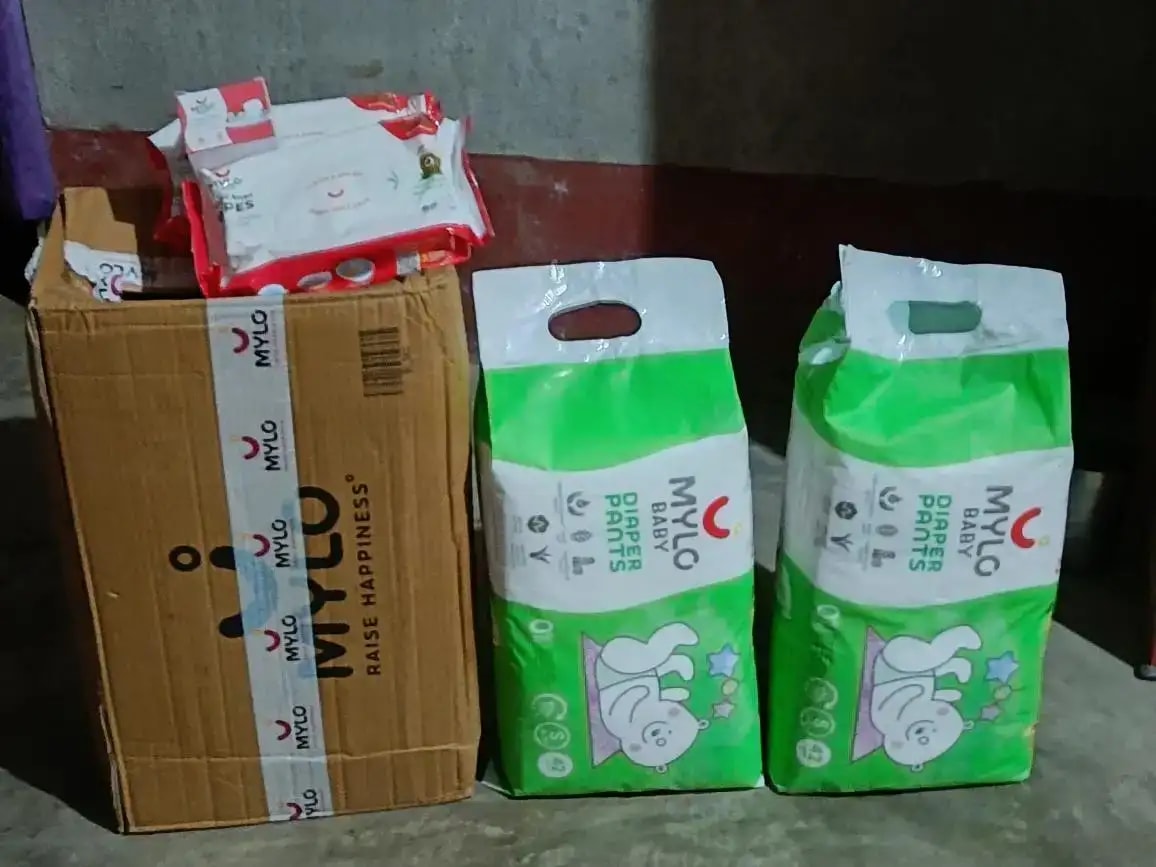 Super Saver Combo - Baby Diaper Pants Medium (M) 7-8 kgs - (76 count) Leak Proof + Extra Virgin Coconut Oil (200ml)
