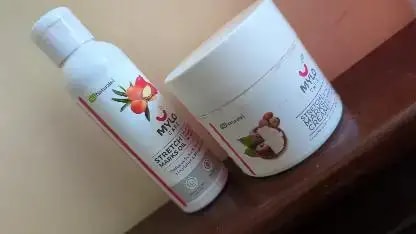 Stretch Marks Kit - Removes Scars | Made with Natural Ingredients | Tightens Skin - (Stretch Mark Oil - 100 ml, Stretch Marks Cream - 100ml)