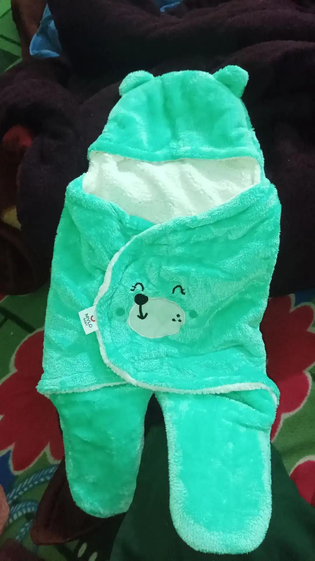 Baby Wrapper for New Born | Baby Swaddling Wrapper | 4-in-1 All Season AC Blanket cum Sleeping Bag for Baby 0-6 Months - Light Pink & Mint Green
