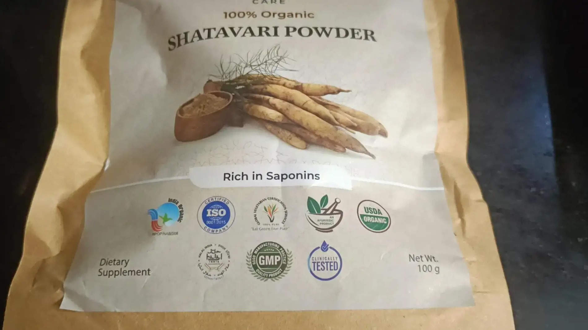 Shatavari Powder for Women | Improves Lactation | Promotes Hormonal Balance | Relieves Stress & Anxiety | Clinically Tested - 100 gm