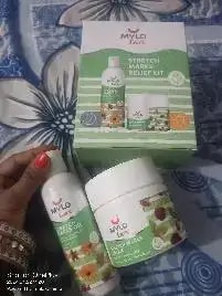 Stretch Marks Kit - Removes Scars | Made with Natural Ingredients | Tightens Skin - (Stretch Mark Oil - 100 ml, Stretch Marks Cream - 100ml)