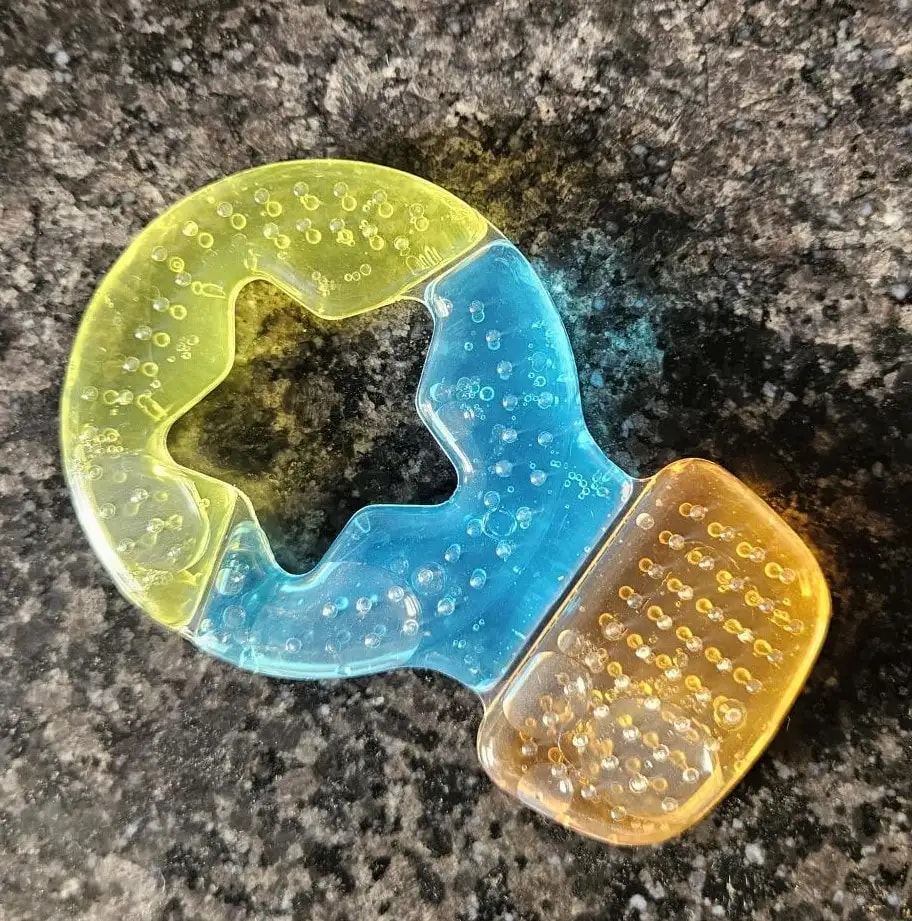 Teether for Kids | Relieves Sore Teething Gums | BPA Free, Food Grade & Non Toxic | ISI Marked | Easy to Hold | Pack of 3 - 1 Ring + 2 Hot Air Balloon