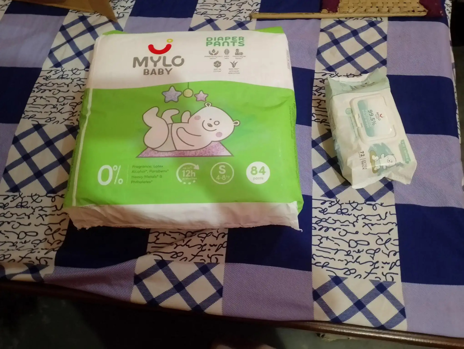 Baby Diaper Pants Small (S) Size 4-8 kgs (42 count) Leak Proof | Lightweight | Rash Free | 12 Hours Protection | ADL Technology (Pack of 1)
