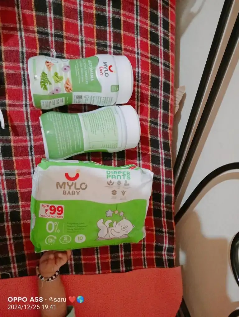 Mylo LactoMama ™ | With Shatavari, Sowa & 5 herbs | Natural Supplement for Boosting Breast Milk | 100% Natural Ingredients | 300g | Pack of 2 | Elaichi