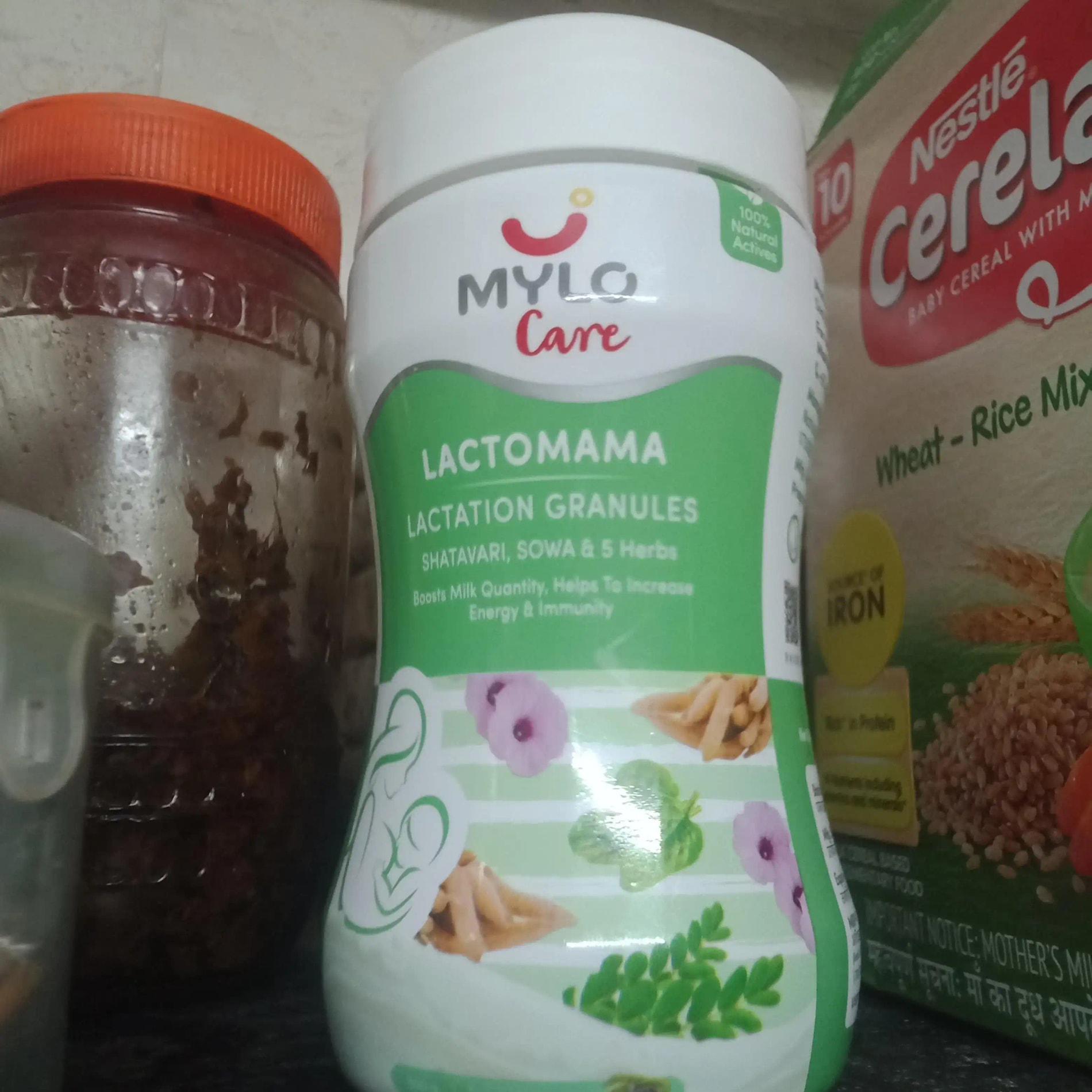 Mylo LactoMama ™ | With Shatavari, Sowa & 5 herbs | Natural Supplement for Boosting Breast Milk | 100% Natural Ingredients | 300g | Pack of 2 | Elaichi