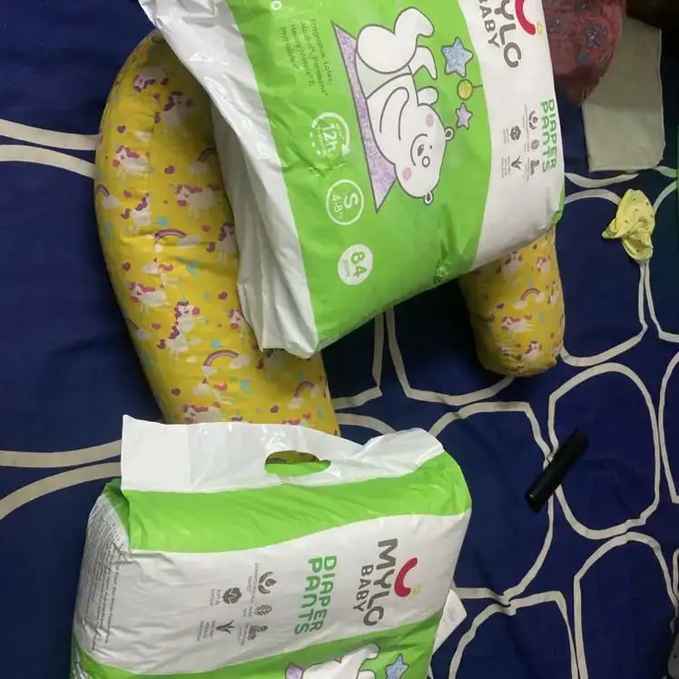 Baby Diaper Pants Small (S) Size 4-8 kgs (42 count) Leak Proof | Lightweight | Rash Free | 12 Hours Protection | ADL Technology (Pack of 1)