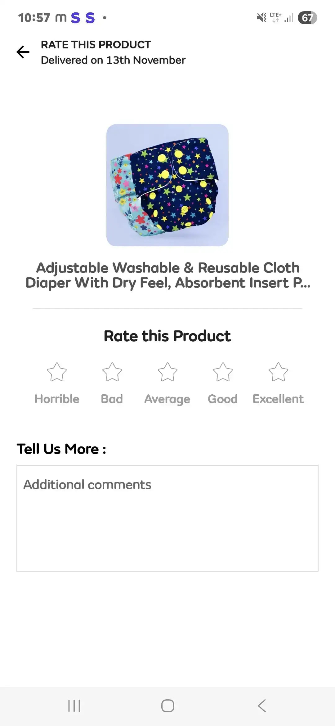 Adjustable Washable & Reusable Cloth Diaper With Absorbent Insert Pad (3M-3Y) | Oeko-Tex Certified | Prevents Rashes - Rainbow & Jungle - Pack of 2