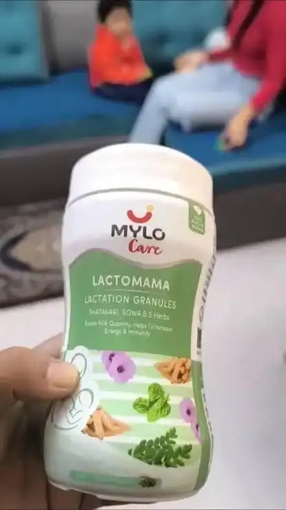 Mylo LactoMama ™ | With Shatavari, Sowa & 5 herbs | Natural Supplement for Boosting Breast Milk | 100% Natural Ingredients | 300g | Pack of 2 | Elaichi