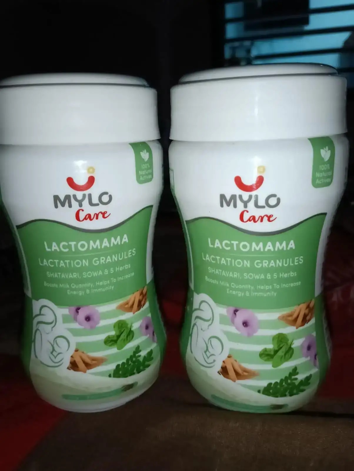 Mylo LactoMama ™ | With Shatavari, Sowa & 5 herbs | Natural Supplement for Boosting Breast Milk | 100% Natural Ingredients | 300g | Pack of 2 | Elaichi
