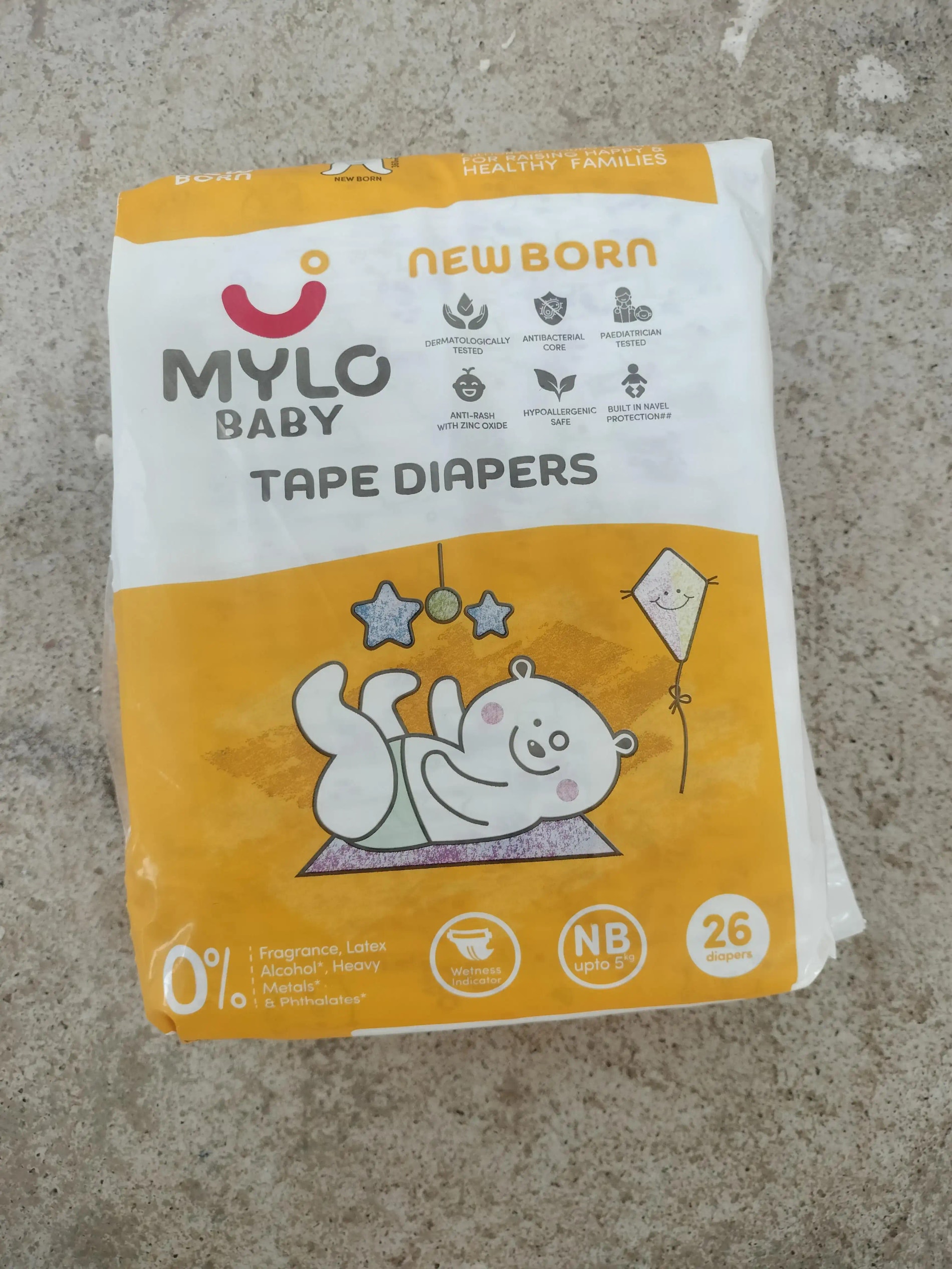 Baby Diaper Pants Small (S) Size 4-8 kgs (42 count) Leak Proof | Lightweight | Rash Free | 12 Hours Protection | ADL Technology (Pack of 1)