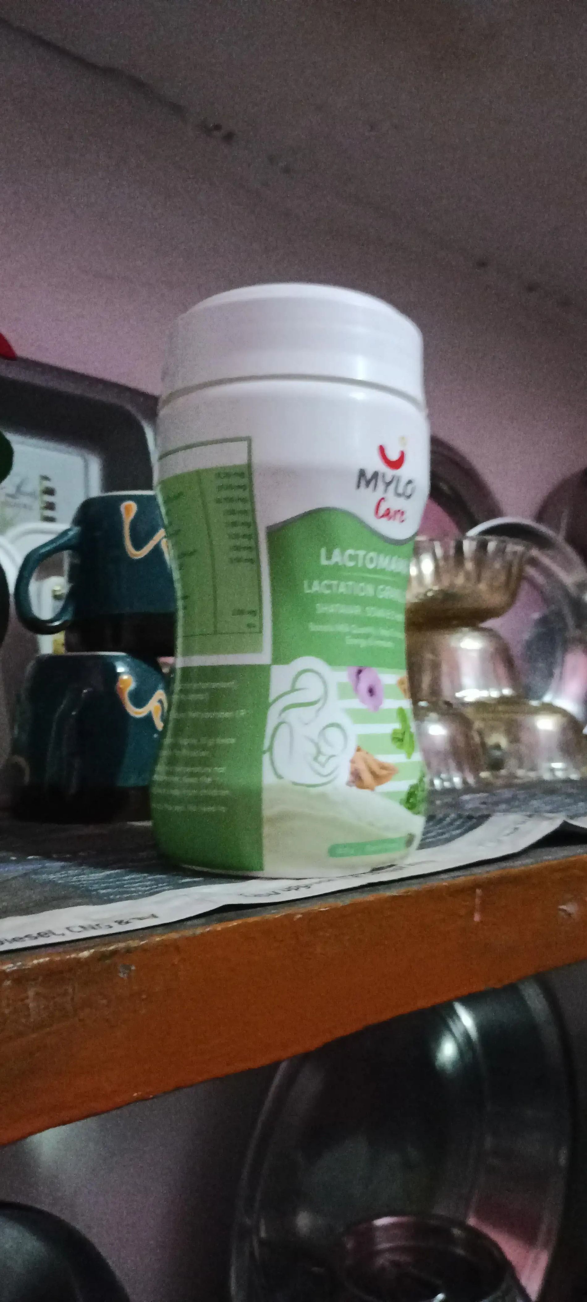 Mylo LactoMama ™ | With Shatavari, Sowa & 5 herbs | Natural Supplement for Boosting Breast Milk | 100% Natural Ingredients | 300g | Pack of 2 | Elaichi