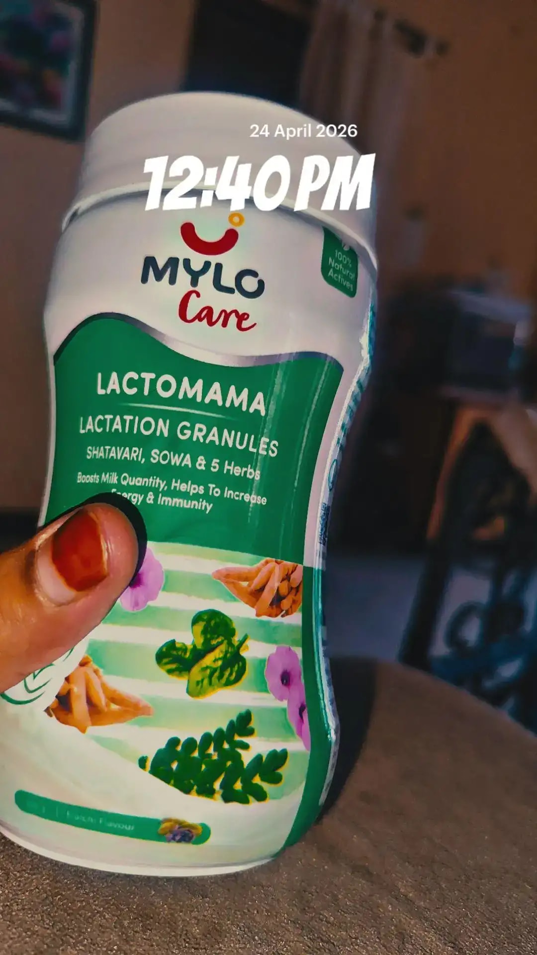 Mylo LactoMama ™ | With Shatavari, Sowa & 5 herbs | Natural Supplement for Boosting Breast Milk | 100% Natural Ingredients | 300g | Pack of 2 | Elaichi