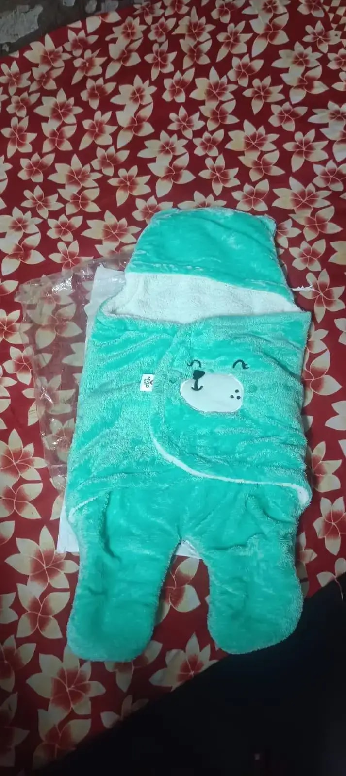 Baby Wrapper for New Born | Baby Swaddling Wrapper | 4-in-1 All Season AC Blanket cum Sleeping Bag for Baby 0-6 Months - Light Pink & Mint Green