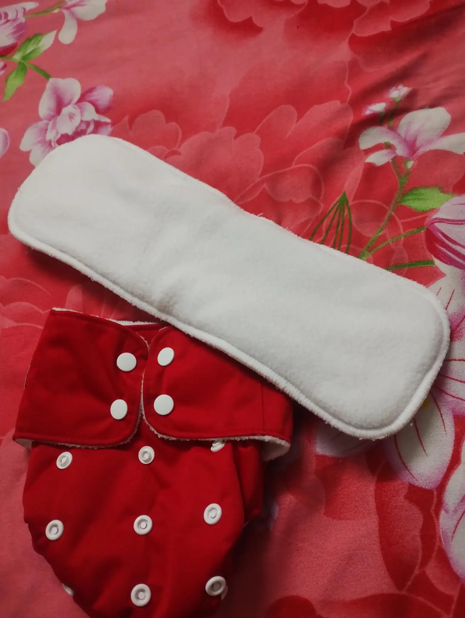 Adjustable Washable & Reusable Cloth Diaper With Dry Feel, Absorbent Insert Pad (3M-3Y) | Oeko-Tex Certified | Prevents Rashes - Assorted Colors - Pack of 4