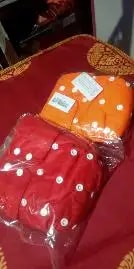 Adjustable Washable & Reusable Cloth Diaper With Dry Feel, Absorbent Insert Pad (3M-3Y) | Oeko-Tex Certified | Prevents Rashes - Assorted Colors - Pack of 4