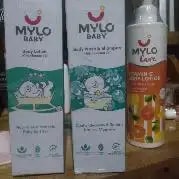 Baby Bath Essentials - Baby Body Wash & Shampoo (200 ml) and Mylo Care Baby Lotion (200 ml) | Tear Free Formulation | 24 Hours Moisturization