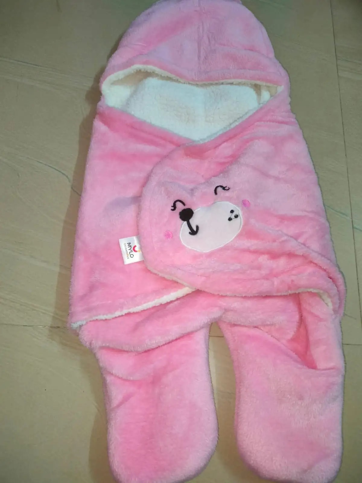 Baby Wrapper for New Born | Baby Swaddling Wrapper | 4-in-1 All Season AC Blanket cum Sleeping Bag for Baby 0-6 Months - Light Pink & Mint Green