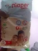 Baby Diaper Pants Small (S) Size 4-8 kgs (42 count) Leak Proof | Lightweight | Rash Free | 12 Hours Protection | ADL Technology (Pack of 1)