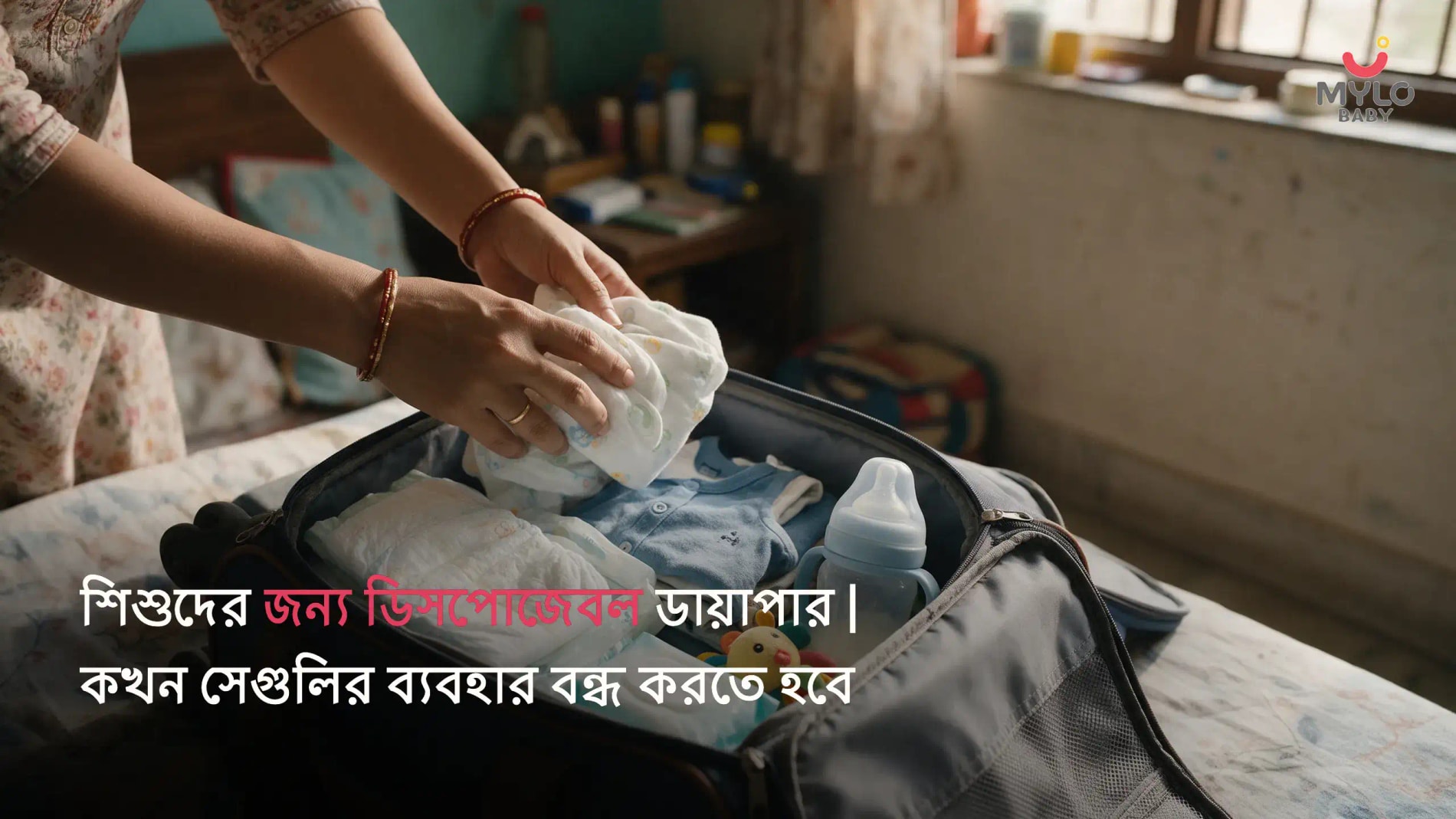শিশুদের জন্য ডিসপোজেবল ডায়াপার | কখন সেগুলির ব্যবহার বন্ধ করতে হবে