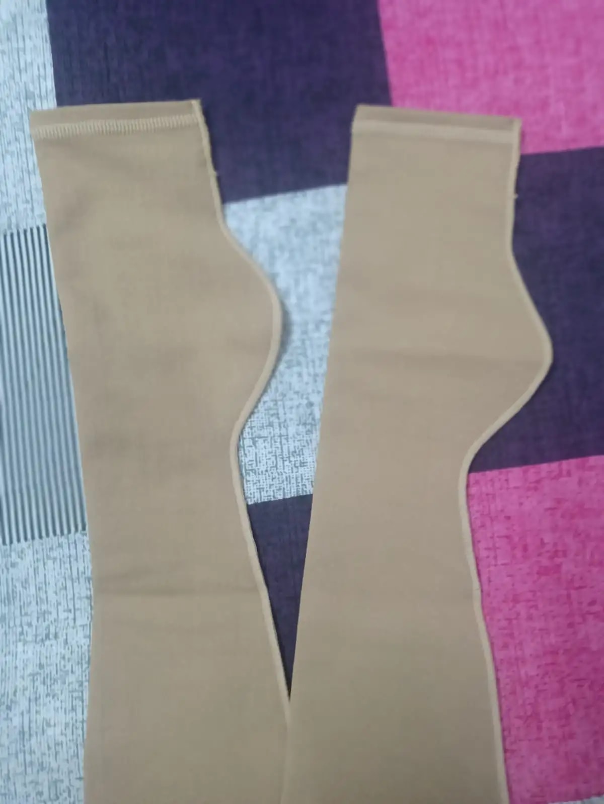 Open Toe Compression Stockings - Knee Length (M)