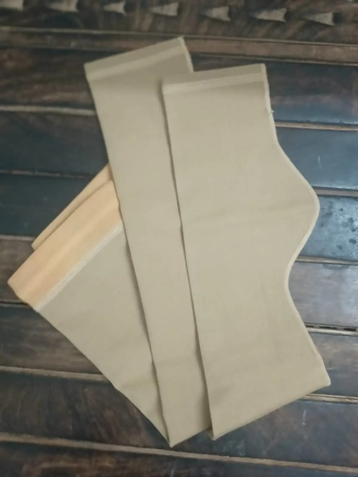Open Toe Compression Stockings - Knee Length (M)
